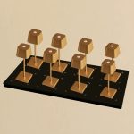Set tactile pro Sarphati mini or – 8 lampes, station qi, hôtellerie